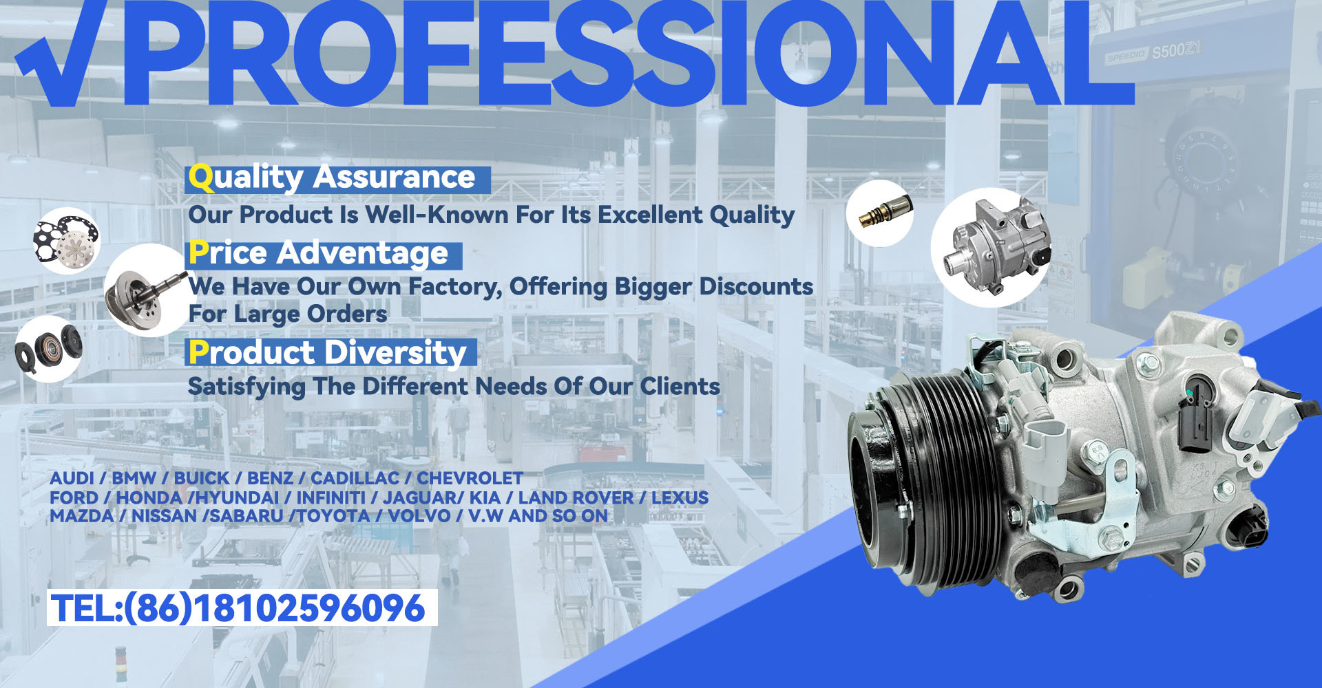 qualidade Compressor automático fábrica